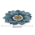 thumbnail image 3 of ViLaViDeca Tapis de Sol en Forme de Fleur Transfert de Chaleur 3D pour Canapé Chambre Salon, 3 of 6