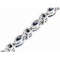 thumbnail image 5 of Sapphire Bracelet 14K Gold Plating Yellow Gold Plated, Sapphire Tennis Bracelet for Women, Gift For Her, Sapphire Tennis Bracelet, 5 of 5