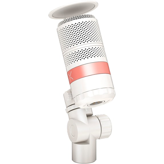 TC Helicon GoXLR MIC Super-Cardioid Dynamic Broadcast Microphone with Integrated Pop Filter, White