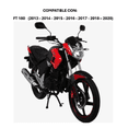 thumbnail image 2 of Amortiguador Del Derecho Moto Italika Ft180 Ft200, 2 of 6