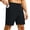 Black, variant on Zimjoy Men's Golf Shorts Stretch Quick Dry Flat Front Shorts 5" Work Hiking Athletic with Liner Pockets Black L