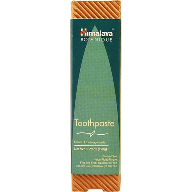 Himalaya Botanique FluorideFree Toothpaste, Neem And Pomegranate, 5.29