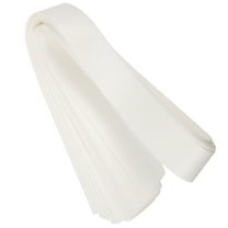 ROSENICE 40Pcs White Rectangular Currency Strap for Cash 11.8*0.79*0.004in