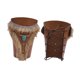 thumbnail image 1 of Protectores de brazo de cuero PU estilo retro, brazaletes para disfraces, fiestas y cosplay. Marrón, 1 of 9