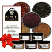 Persian Spices Gift Set- 5 Seasonings Included - Weight Varies by Spice