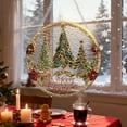 thumbnail image 3 of Adorno colgante para árbol de Navidad | Decoración acrílica para ventana | Disco decorativo navideño con cadena de hierro | Decoración navideña de temporada para ventanas, puertas y paredes, 3 of 4