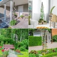thumbnail image 3 of 2 Pack Garden Trellis for Climbing Plants Outdoor, Plant Support Tower Obelisk Trellis 63'' Garden Trellises for Vines, Flowers, Indoor Potted Plant, Rose, Cucumber, Tomato, Pea, Clematis, 3 of 8