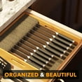 thumbnail image 4 of SpaceAid Bamboo Knife Drawer Organizer, 15"L x 12"W x 2.5"H, 4 of 7