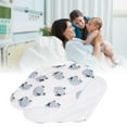 thumbnail image 1 of 5 Pcs Serviette Hygiénique Lavable Réutilisable Forte Absorption d'Eau Confortable Respirante avec Sac de Rangement 20 X 15cm, 1 of 7