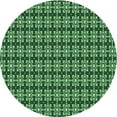thumbnail image 1 of Ahgly Company Machine Washable Indoor Round Transitional Deep Emerald Green Area Rugs, 7' Round, 1 of 7