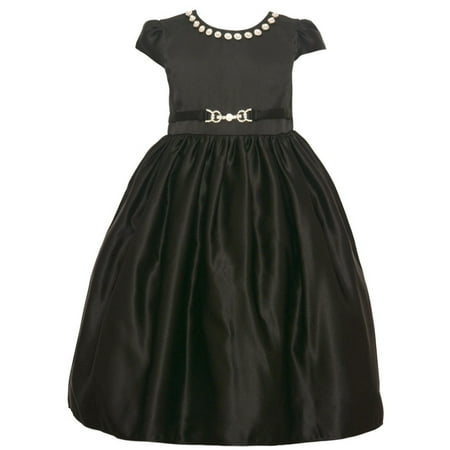 Girls black holiday dress — img 1