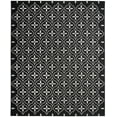 thumbnail image 2 of Nourison Essentials Outdoor Black Ivory 6' x 9' Area Rug (6x9), 2 of 9