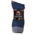 thumbnail image 3 of Avalanche Men's Ultimate Thermal Crew Socks 3-Pack, Fits Shoe Size 6-12 | Includes 3 pairs Blue. Gray, Blue/Gray Stripes | Great for Outdoor Activities like Hiking, Snow, Ski, and More!, 3 of 5