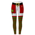 thumbnail image 4 of Christmas Leggings for Women High Waisted Santa Claus Print Ankle Length Seasonal Printed Leggings Soft Brushed Pants, 4 of 4