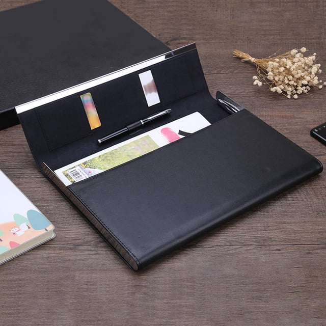 VOBOR Portable Durable PU Business Case Document Bag Briefcase File Brief Business Gift Briefcase
