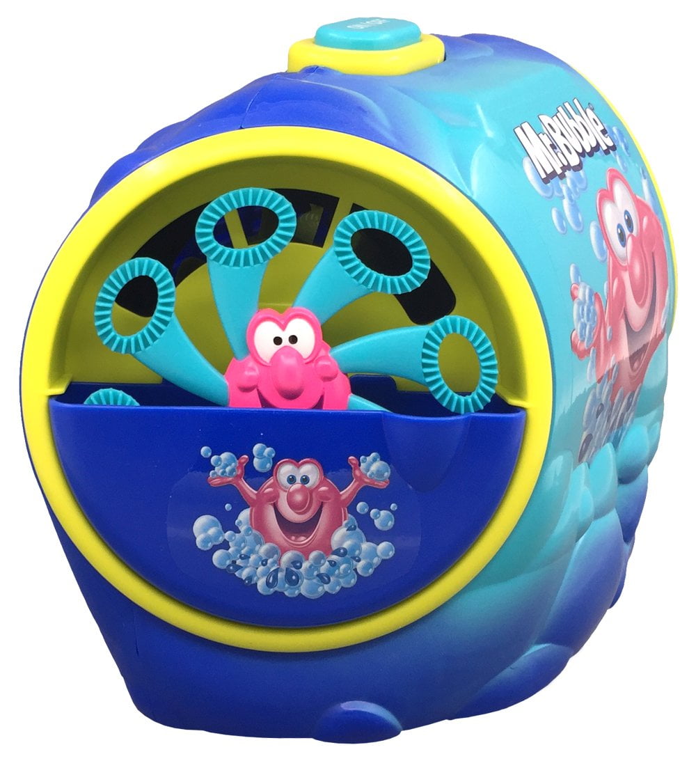 Kid Galaxy Mr. Bubble Super Double Blower Party Machine, Blue, 6.75 X 9