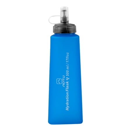 

huoge Sports Water Bottle | 500ml Leak-Proof Soft Flask Squirt Waterbottles | Lightweight Bottles for Outdoors Camping Cycling Fitness Gym