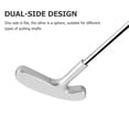 thumbnail image 2 of OULII 1Ensemble Tête de Putting de Golf Argentée avec Forme Plate et Design Sphérique pour Clubs de Golf, 2 of 7