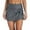 Dot, variant on Women's Split Swim Skirt High Waisted Ruched Drawstring Swimuit Bottom with Built-in Panty