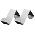 thumbnail image 1 of 2 uds gancho de puerta de acero inoxidable gabinete de cocina ropa Pothook Hanger Holders, 1 of 6