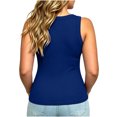 thumbnail image 6 of VBVC Women's Plus Ribbed V Neck Fitted Tank Tops , Ladies' Basic Sleeveless Camisole , Summer Casual Layering Shirts For Women, L-5XL, 6 of 7