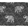 thumbnail image 4 of oneOone Cotton Flex Fabric Elephant Block Print Sewing Fabric BTY 40 Inch Wide, 4 of 4