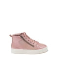 thumbnail image 4 of Wonder Nation Girls' Shoes High-Top Sneakers Pink 4, 4 of 7