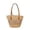 Brown, variant on DGMIOCS Beach Bags for Women, Large Beach Bag, Woven Straw Tote Bags Waterproof, Weaving Swim Shopping Travel Bag Beige