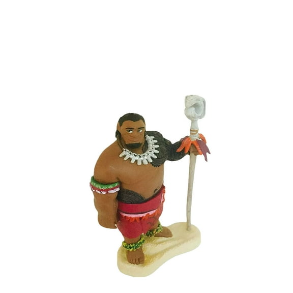 Moana Dad Father Chief Tui Cake Topper PVC Figure 4" Father’s Day Gift Rare New