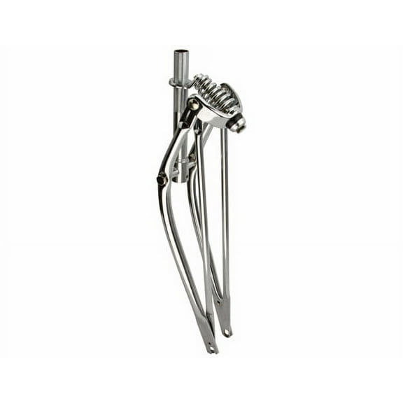 24" Classic Spring Fork 1" Chrome. Bike fork, bicycle fork, lowrider bike fork, lowrider bicycle fork, beach cruiser fork