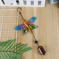 thumbnail image 3 of Holloyiver Butterfly Wind Chimes, Wind Chimes for Outdoor, 17" Glass Painted Mobile Romantic Chimes, Patio, Balcony, Garden Decoration, Lifelike Butterfly Deep Tone Style, Gifts for Mom, 3 of 5