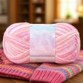 thumbnail image 7 of Bulky Cotton Yarn for Crocheting & Knitting - #5 Tie Dye Chunky Yarn Kit, Soft Variegated Yarn for Blankets, 50g Skein (87 Yards) by PALIFEUR, 7 of 7