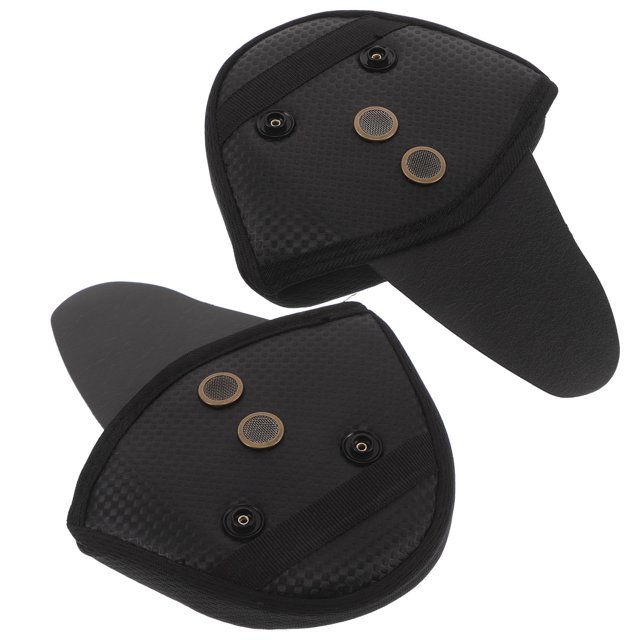 WEUVEB 2Ud Protectores De Orejas Para Con Reducción De Negro Para Motocicleta Y