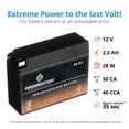 thumbnail image 7 of Chrome Battery Yt4B-Bs Motorcycle Battery for Yamaha Ttr50E, 7 of 7