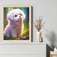 thumbnail image 2 of Hilo Algodón Ecológico Bordado Punto Cruz Con Perro Del Zodiaco Impreso 11CT 40x50cm, 2 of 9