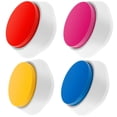 thumbnail image 1 of 4Pcs Dog Button 4 Colors Dog Talking Button Battery Powered Recordable Button Fun Dog Communication Button Portable Pet Training Buzzer 30 Seconds Voice Recording for Dogs Pets Speech, 1 of 6