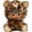 Dark Brown, variant on Tezituor 9.5" Leopard Stuffed Animal Small Fluffy Leopard Plush Toy Collectible Decor Stuffed Toy