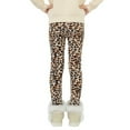 thumbnail image 6 of 2-13Years Kids Girl's Stretchy Printed Leggings Thick Winter Warm Fleece Lined Pants, 6 of 9