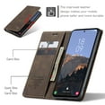 thumbnail image 3 of for Galaxy A54 5G Wallet Case with [RFID Blocking] Retro Premium PU Leather Flip Folio Strong Magnetic Closure, Kickstand, Card Slots, Flip Book Style Cover For Samsung Galaxy A54 5G,
Coffee, 3 of 10