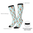 thumbnail image 4 of KLL Rabbit Is Eating Carrots Print Cool Socks Men's Women's Crew Socks Funny Crazy Novelty Stockings, 4 of 6