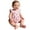 Hot Pink, variant on Newborn Baby Girls Smocked Bubble Romper Cute Embroidery Ruffle Gingham Bodysuit Dress Infant Toddler Summer Clothes(Hot Pink,0-3 Months)
