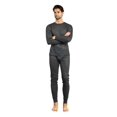 thumbnail image 4 of Light Gray Men's Thermal Crew Neck Top & Long Johns Underwear Set Size Small, 4 of 10