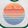 thumbnail image 4 of Inktastic Lake Placid Retro Sunset Boys or Girls Baby Bib, 4 of 4
