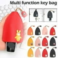 thumbnail image 1 of Pu Leather Creative Pull Out Cute Large Capacity Car Key Case,car Keychain Xmas, 1 of 4