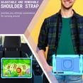 thumbnail image 6 of Kids Durable Handle Case for Samsung Galaxy Tab S7 FE 12.4" 2021 & S8 Plus 2022/S7 Plus 2020 Silicone PC Heavy Duty Protection [360 Rotating Ring Stand/Adjustable Shoulder Strap],Mint/Blue, 6 of 8