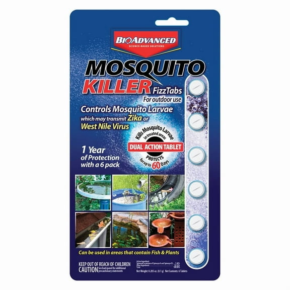 BioAdvanced 705000A Mosquito Fizz Tabs (6 Count)