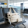 thumbnail image 1 of Klonfd Fashionable Quilted Tote With Multiple Compartments Short Distance Travel Luggage, 1 of 6