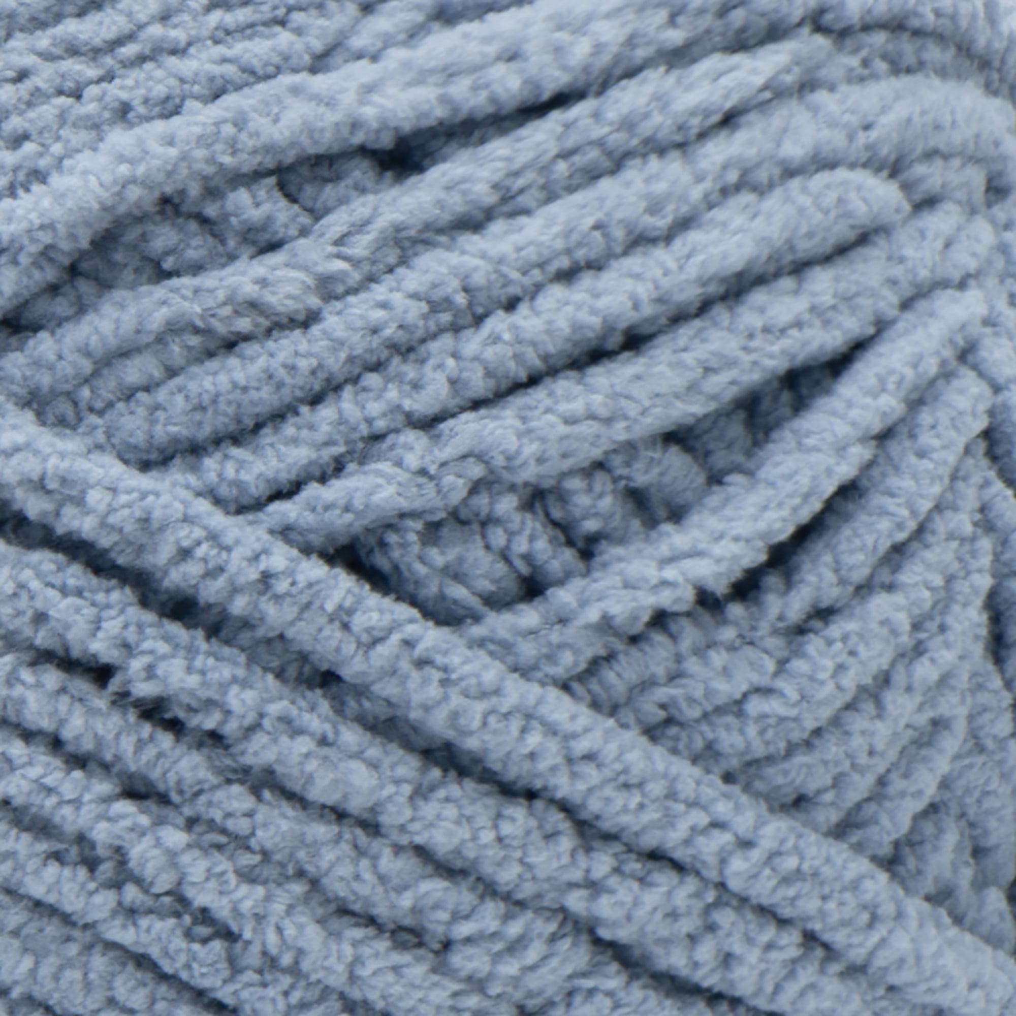 Bernat Blanket Yarn Cornflower Twist Blue White Marled 10.5 oz Bulky