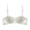 White, variant on Balconette Bra Lace Trim Underwire Support Convertible Straps Bra Everyday Bra for Women