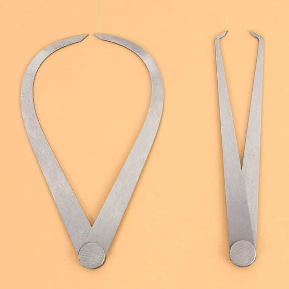 DECORNIJIA 2Pcs Measuring Caliper Stainless Caliper for Men